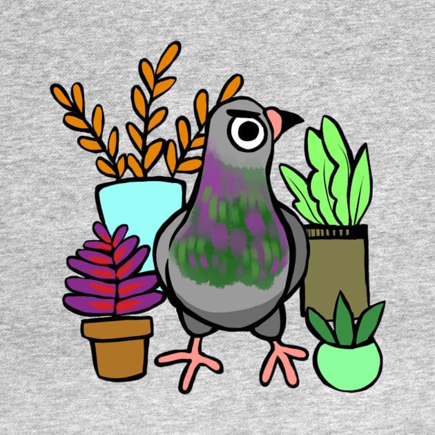 Succulent Pigeon by ProfessorBees